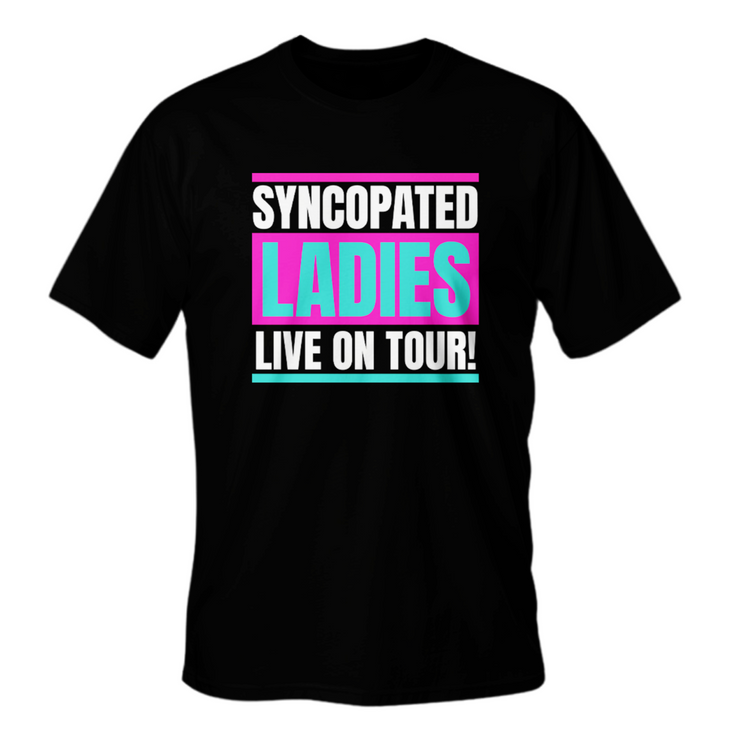 Syncopated Ladies Live - Black T-Shirt