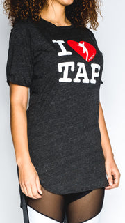 I Love Tap - Extra Long T-Shirt