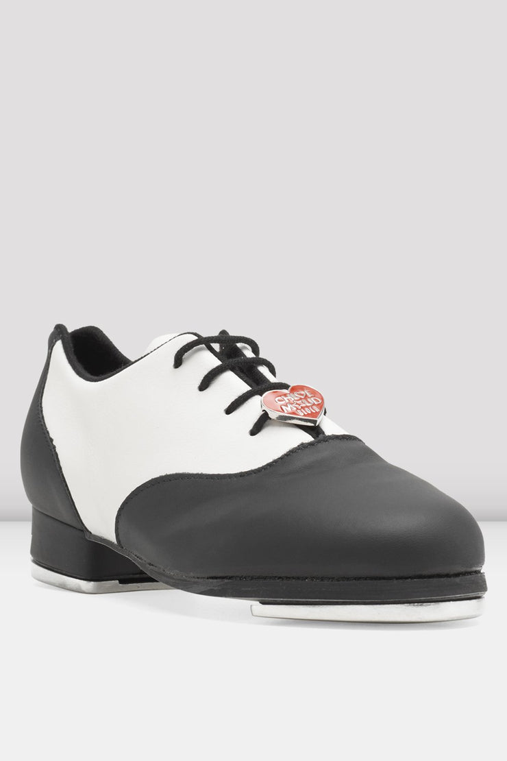 Chloe And Maud - Ladies Black & White Tap Shoes